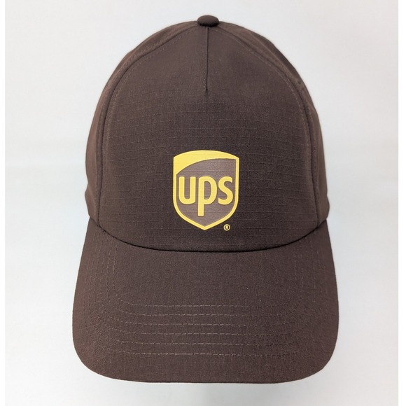 UPS United Parcel Service Baseball Cap Hat Logo Brown Strapback